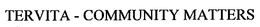 TERVITA - COMMUNITY MATTERS trademark
