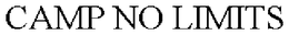 CAMP NO LIMITS trademark