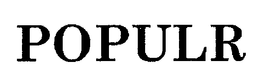 POPULR trademark