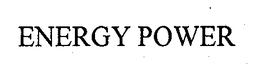 ENERGY POWER trademark