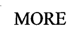 MORE trademark