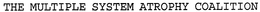 THE MULTIPLE SYSTEM ATROPHY COALITION trademark