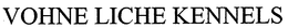 VOHNE LICHE KENNELS trademark