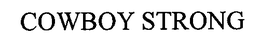 COWBOY STRONG trademark