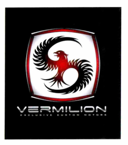 VERMILION EXCLUSIVE CUSTOM MOTORS trademark