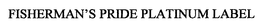 FISHERMAN'S PRIDE PLATINUM LABEL trademark