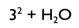 3² + H20 trademark