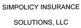SIMPOLICY INSURANCE SOLUTIONS, LLC trademark
