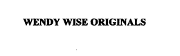 WENDY WISE ORIGINALS trademark