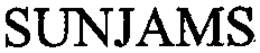 SUNJAMS trademark