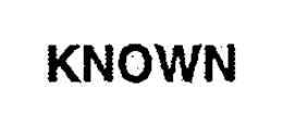 KNOWN trademark