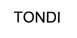 TONDI trademark