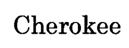 CHEROKEE trademark