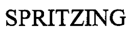 SPRITZING trademark