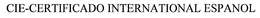 CIE-CERTIFICADO INTERNATIONAL ESPANOL trademark
