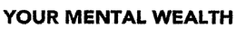 YOUR MENTAL WEALTH trademark