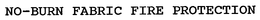NO-BURN FABRIC FIRE PROTECTION trademark