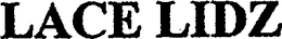 LACE LIDZ trademark