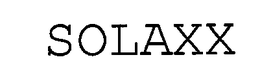 SOLAXX trademark