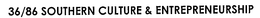 36/86 SOUTHERN CULTURE & ENTREPRENEURSHIP trademark
