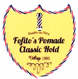 FONDÉE EN 2014 FOFITO'S POMADE CLASSIC HOLD VINTAGE 1995 trademark