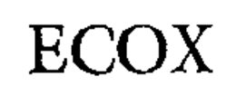 ECOX trademark