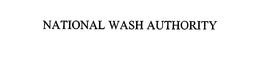 NATIONAL WASH AUTHORITY trademark