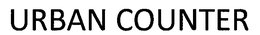 URBAN COUNTER trademark