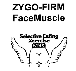 ZYGO-FIRM FACE MUSCLE SELECTIVE EATING XCERCISE KYAG trademark