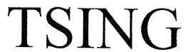 TSING trademark