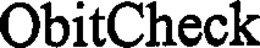 OBITCHECK trademark
