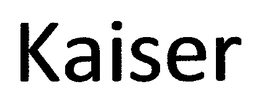 KAISER trademark