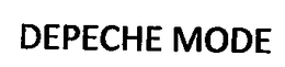 DEPECHE MODE trademark
