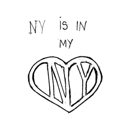 NY IS IN MY NY trademark