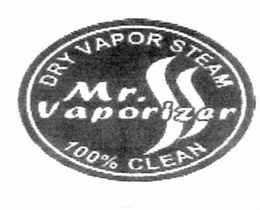 DRY VAPOR STEAM MR. VAPORIZER 100% CLEAN trademark