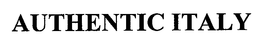 AUTHENTIC ITALY trademark