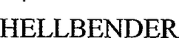 HELLBENDER trademark