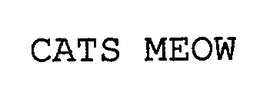 CATS MEOW trademark