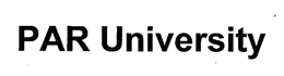 PAR UNIVERSITY trademark
