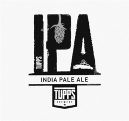 TUPPS IPA INDIA PALE ALE TUPPS BREWERY trademark