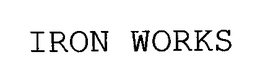 IRON WORKS trademark