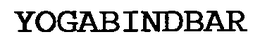 YOGABINDBAR trademark
