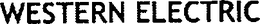 WESTERN ELECTRIC trademark