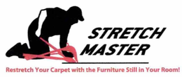 STRETCH MASTER RESTRETCH YOUR CARPET WITH THE FURNITURE STILL IN YOUR ROOM! trademark