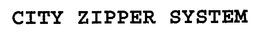 CITY ZIPPER SYSTEM trademark