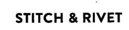 STITCH & RIVET trademark