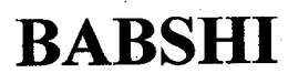 BABSHI trademark