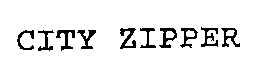 CITY ZIPPER trademark