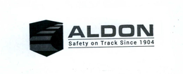 ALDON SAFETY ON TRACK SINCE 1904 trademark