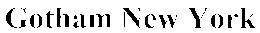 GOTHAM NEW YORK trademark
